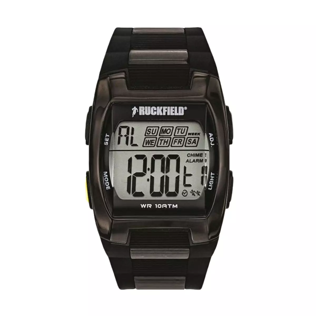 RUCKFIELD Montre Ruckfield - Sport - Digital Multifonction - Silicone Noir LCD