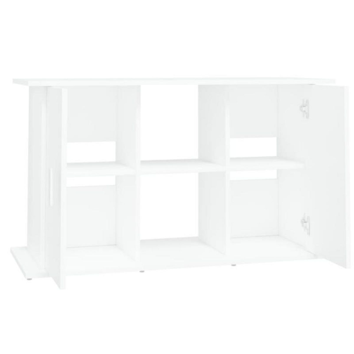 VIDAXL Support pour aquarium blanc 101x41x58 cm bois d ingénierie