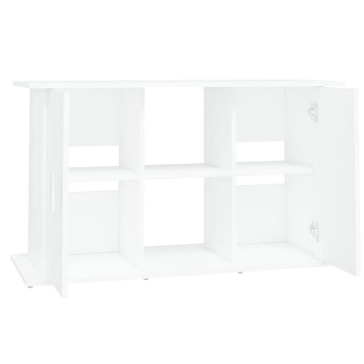 VIDAXL Support pour aquarium blanc 101x41x58 cm bois d ingénierie