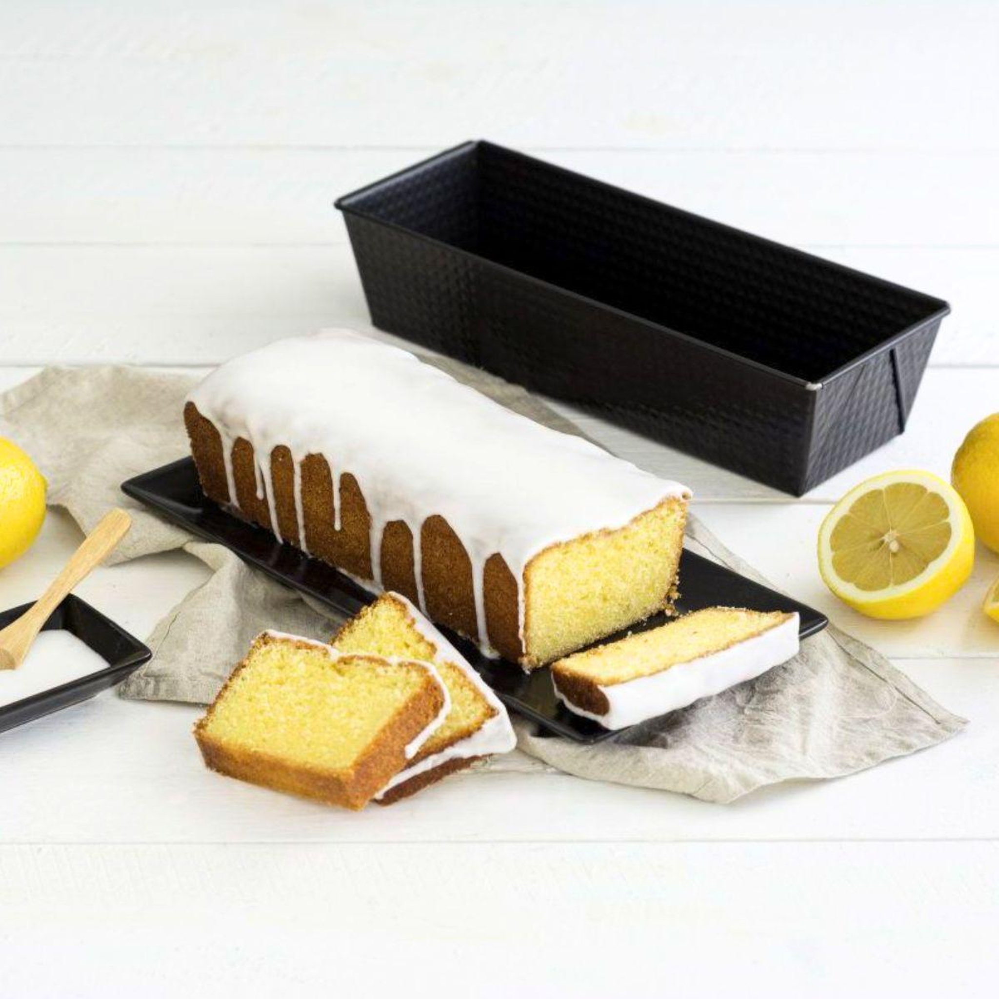 Voir la diapositive 2 : ZENKER Lot de 2 moules à cake 25,5 cm zenker black metallic