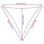 Voir la diapositive 6 : VIDAXL Voile d'ombrage 160 g/m^2 Orange 4x4x4 m PEHD