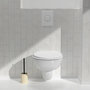 Voir la diapositive 3 : FIVE Brosse WC Design  Abraham  39cm Beige