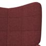 Voir la diapositive 5 : VIDAXL Chaise de relaxation Rouge bordeaux Tissu