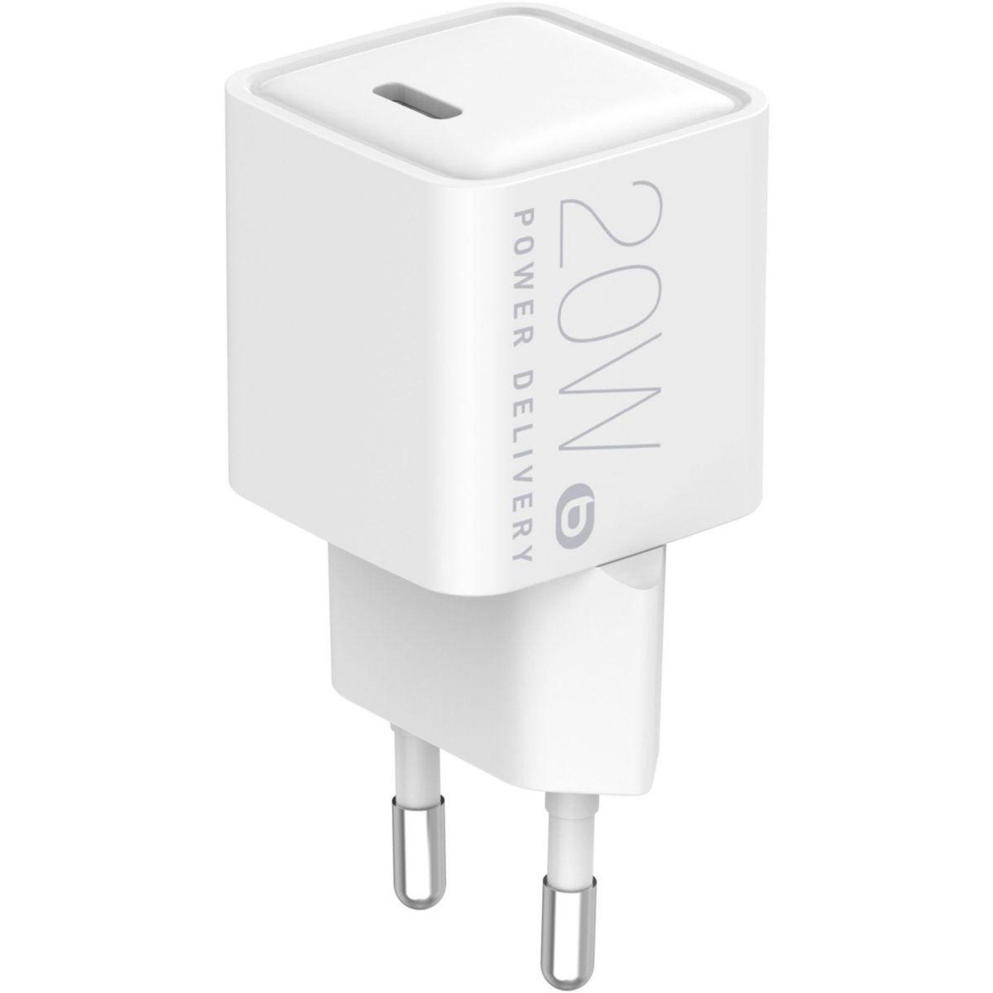 Voir la diapositive 3 : ESSENTIEL B Chargeur 20w charge rapide usb-c blanc compatible iphone 17 16 15 pro max et samsung galaxy