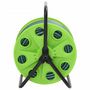 Voir la diapositive 3 : VIDAXL Enrouleur de tuyau vert sur pied avec tuyau de 50 m PVC