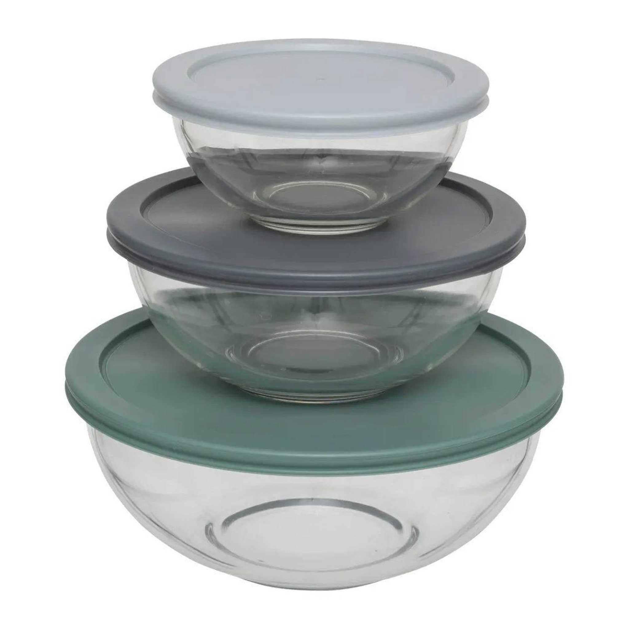 FIVE Lot de 3 boîtes  conservation  22cm transparent