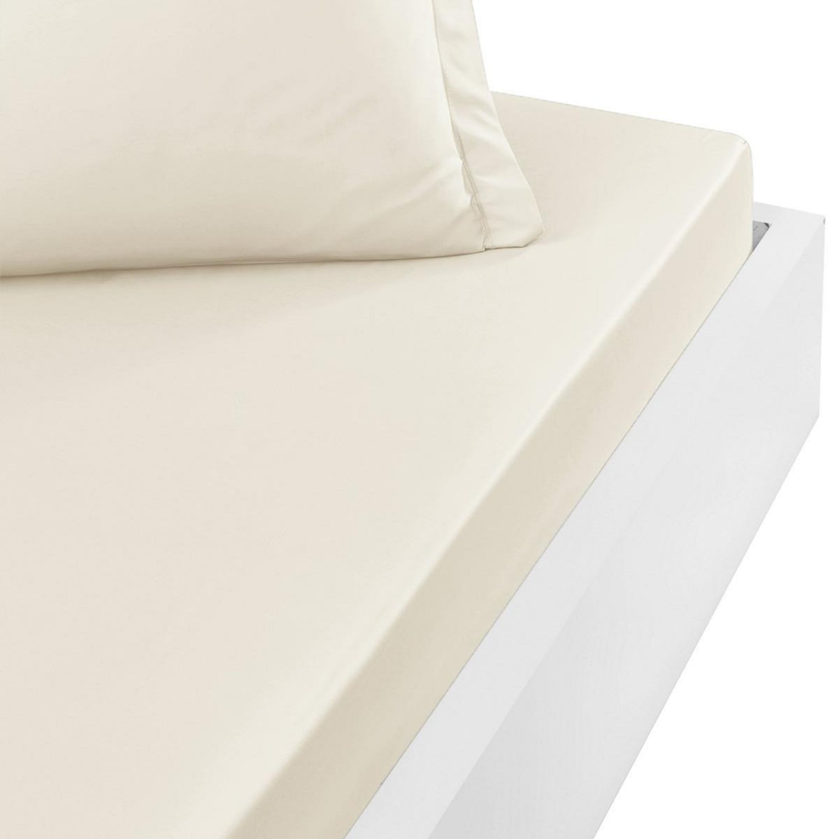 Sensei Maison Drap housse en percale de coton bonnet 30 cm SOFT PERCALE