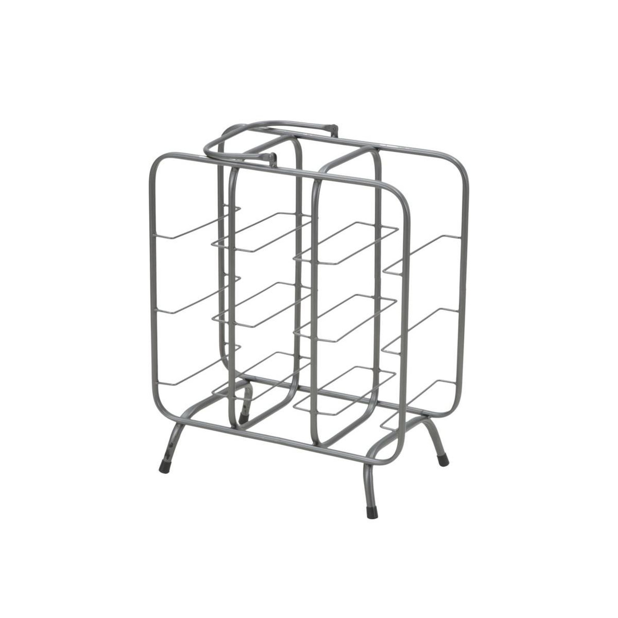 Voir la diapositive 2 : Paris Prix Porte-bouteilles 9 emplacements  industrial  47cm gris
