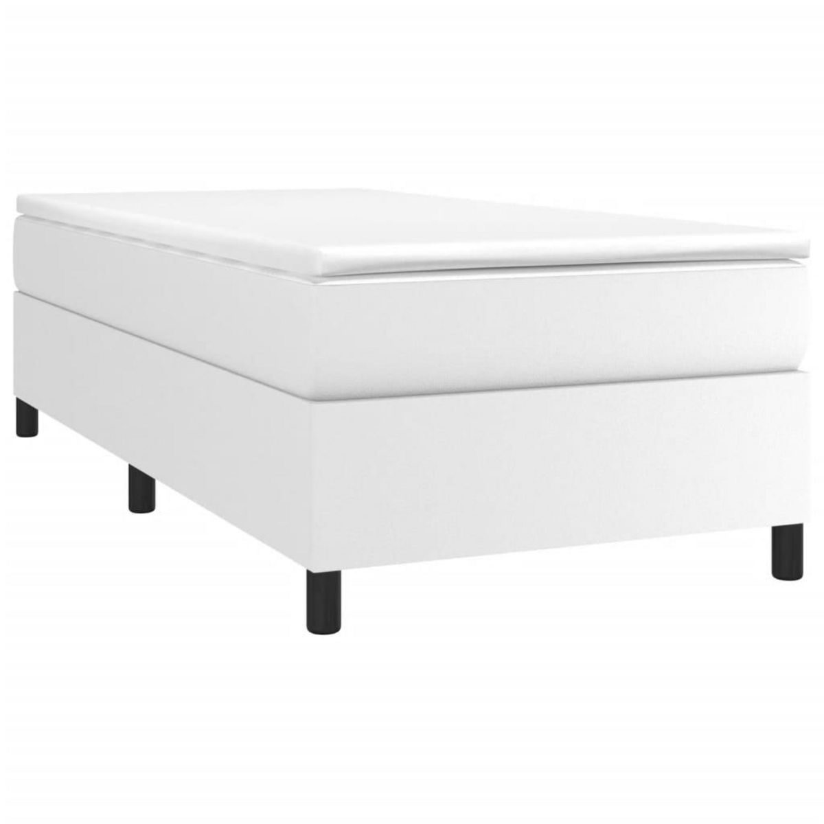 VIDAXL Cadre de lit sans matelas blanc 90x200 cm similicuir
