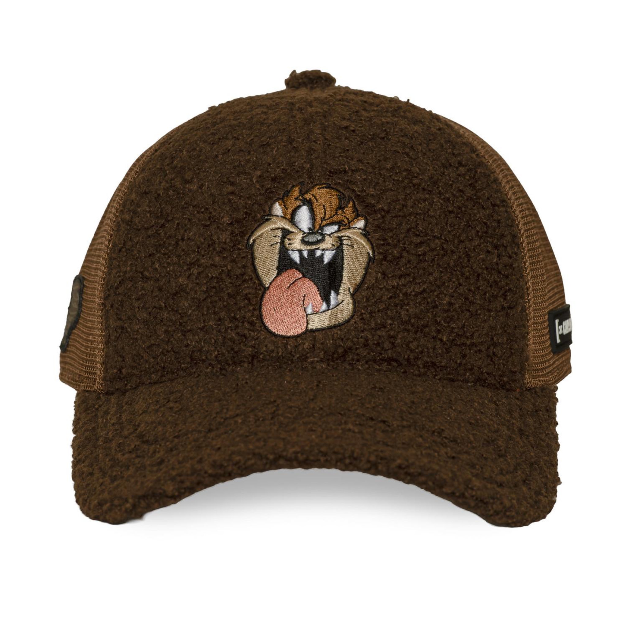 Voir la diapositive 2 : CAPSLAB Casquette trucker premium avec filet et patch Looney tunes Taz