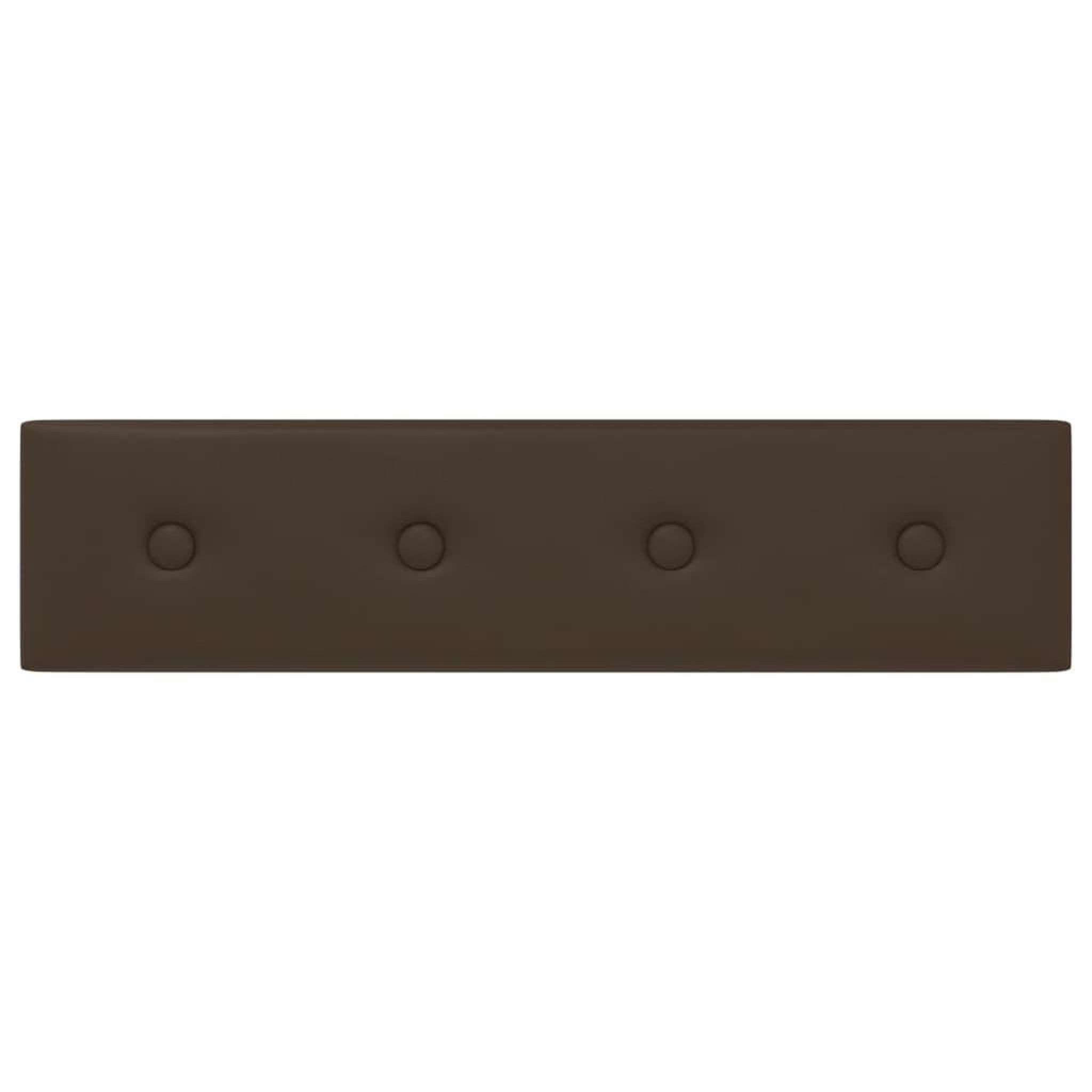 Voir la diapositive 5 : VIDAXL Panneaux muraux 12 pcs Marron 60x15 cm Similicuir 1,08 m^2