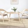 Voir la diapositive 2 : VIDAXL Dessus de table 100x50x2,5 cm bois de pin massif ovale