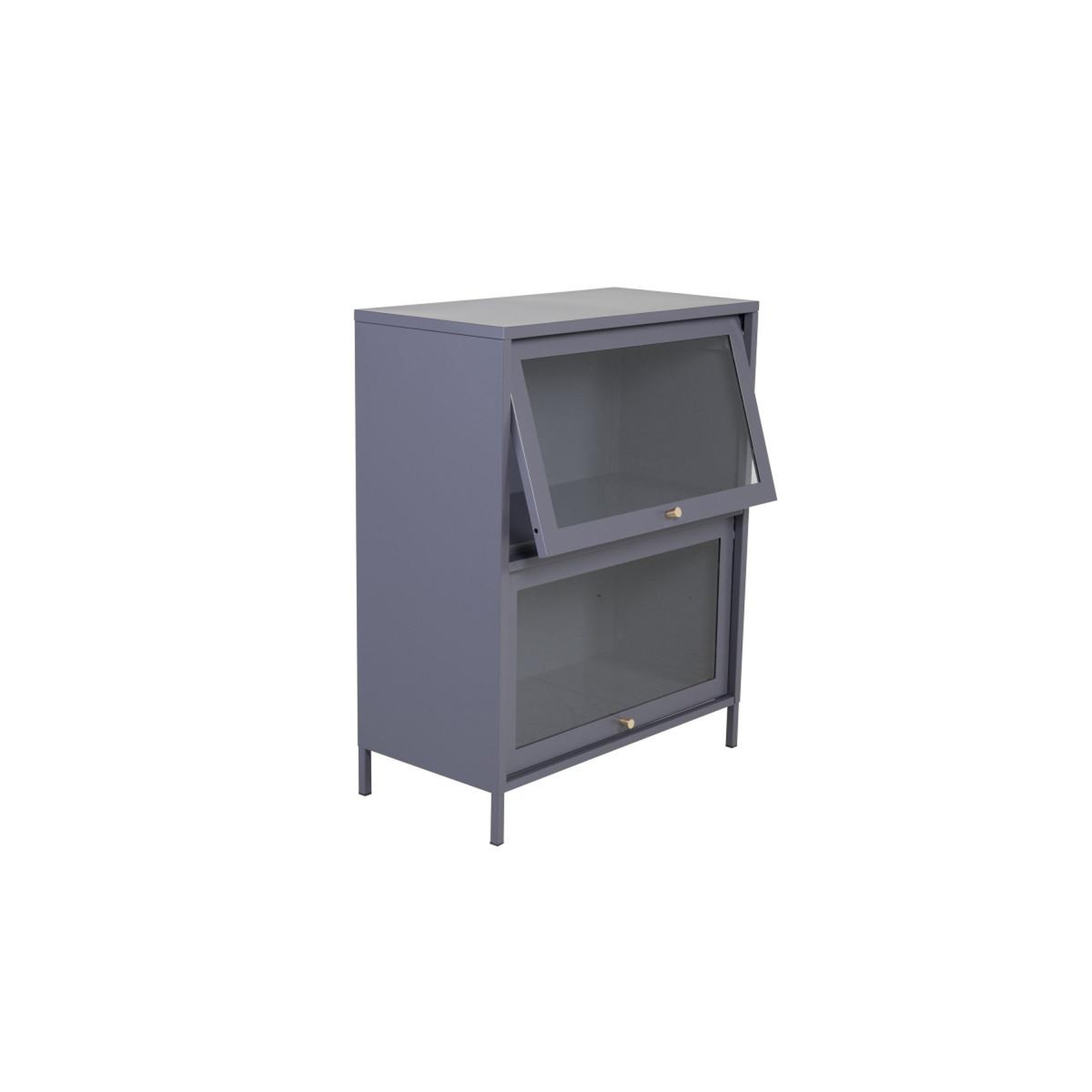 Voir la diapositive 4 : Paris Prix Vitrine 2 Portes  Bakal  100cm Gris Clair