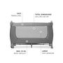 Voir la diapositive 2 : HAUCK Lit Parapluie Sleep and Play Go Plus