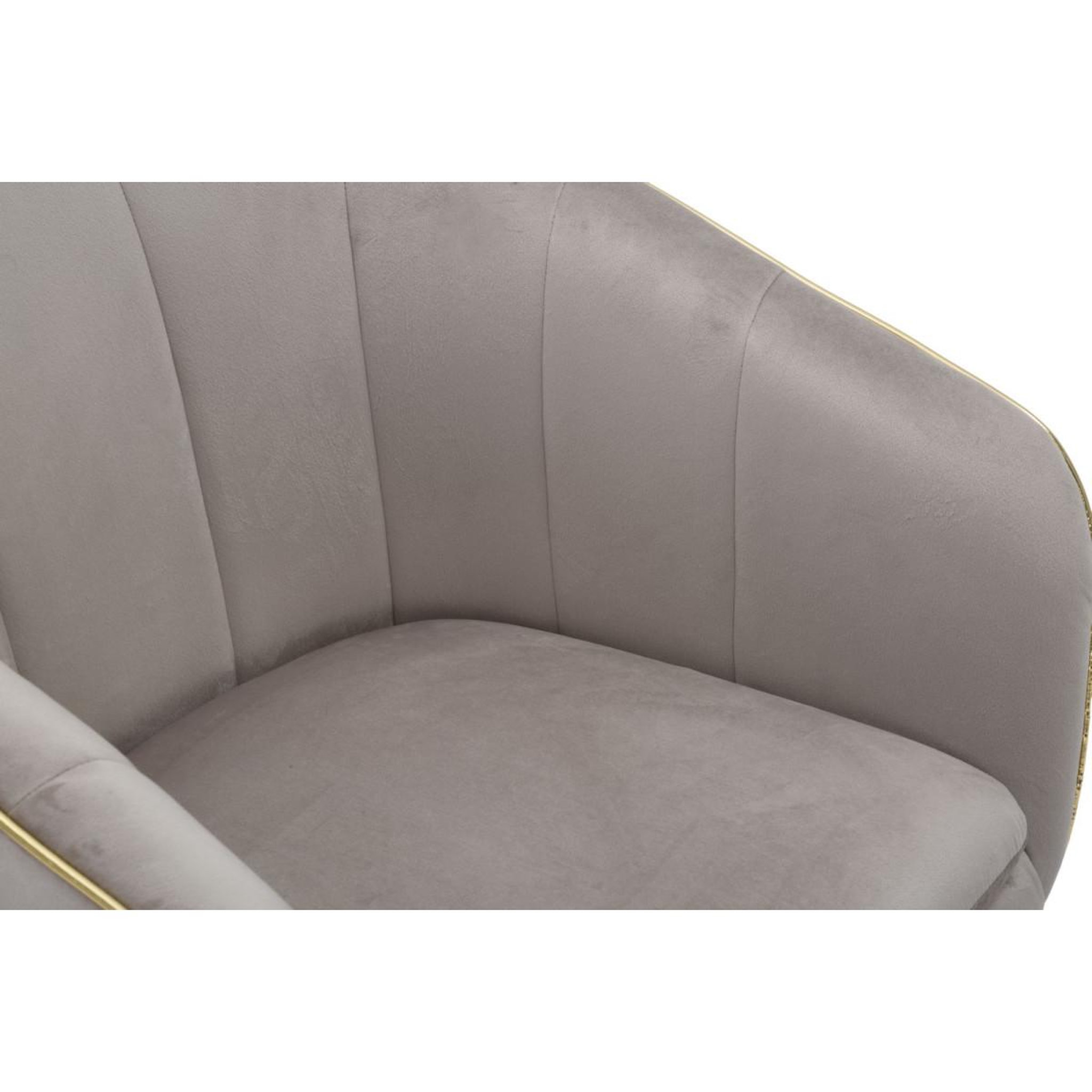 Voir la diapositive 6 : Paris Prix Fauteuil design en tissu  paris  78cm gris