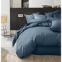 Voir la diapositive 2 : BATON ROUGE Housse de couette 100% percale de coton lavé 80fils/cm2