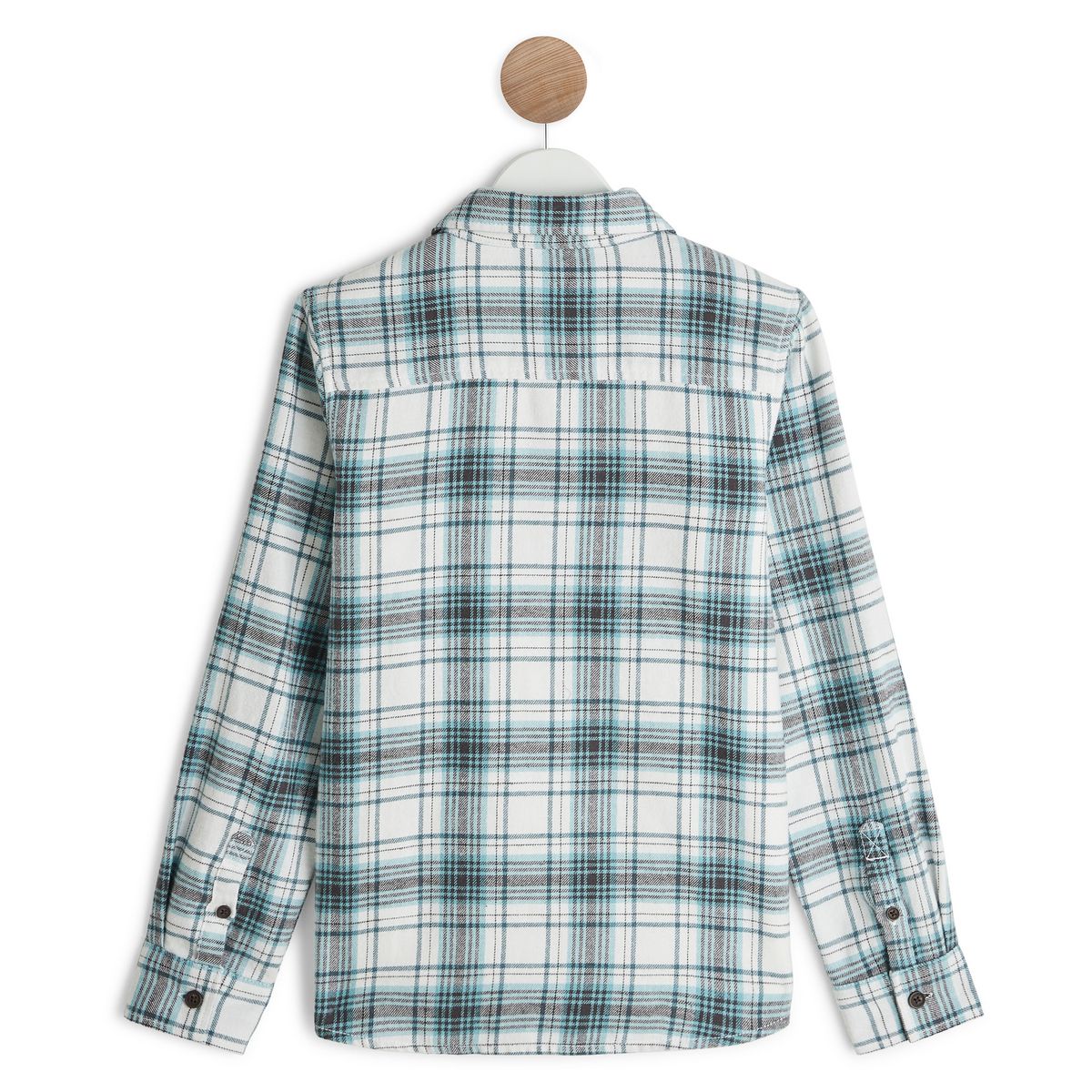 IN EXTENSO Ensemble chemise à carreaux + t-shirt manches courtes garçon