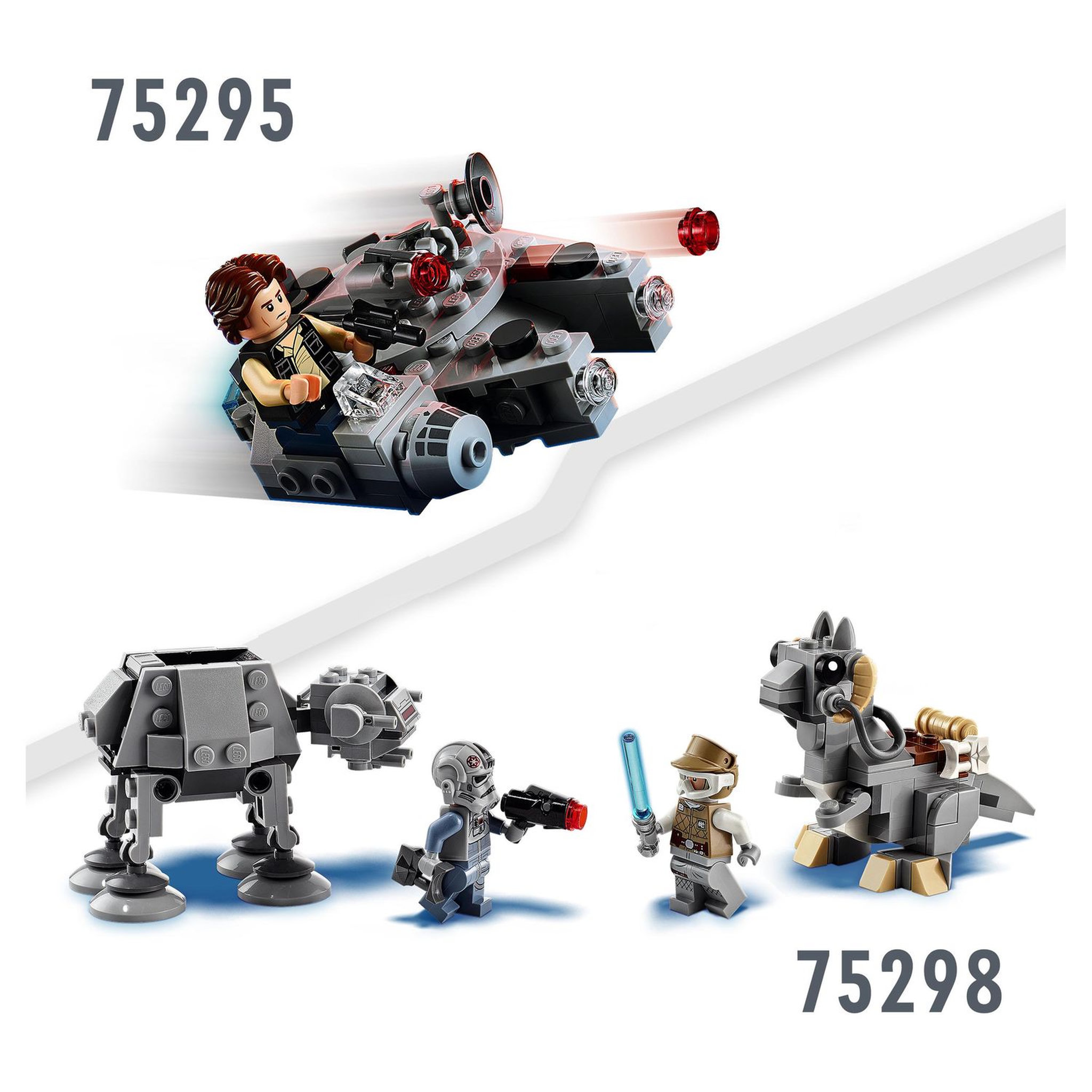 Voir la diapositive 5 : LEGO Star Wars 75298 - Microfighters AT-AT contre Tauntaun