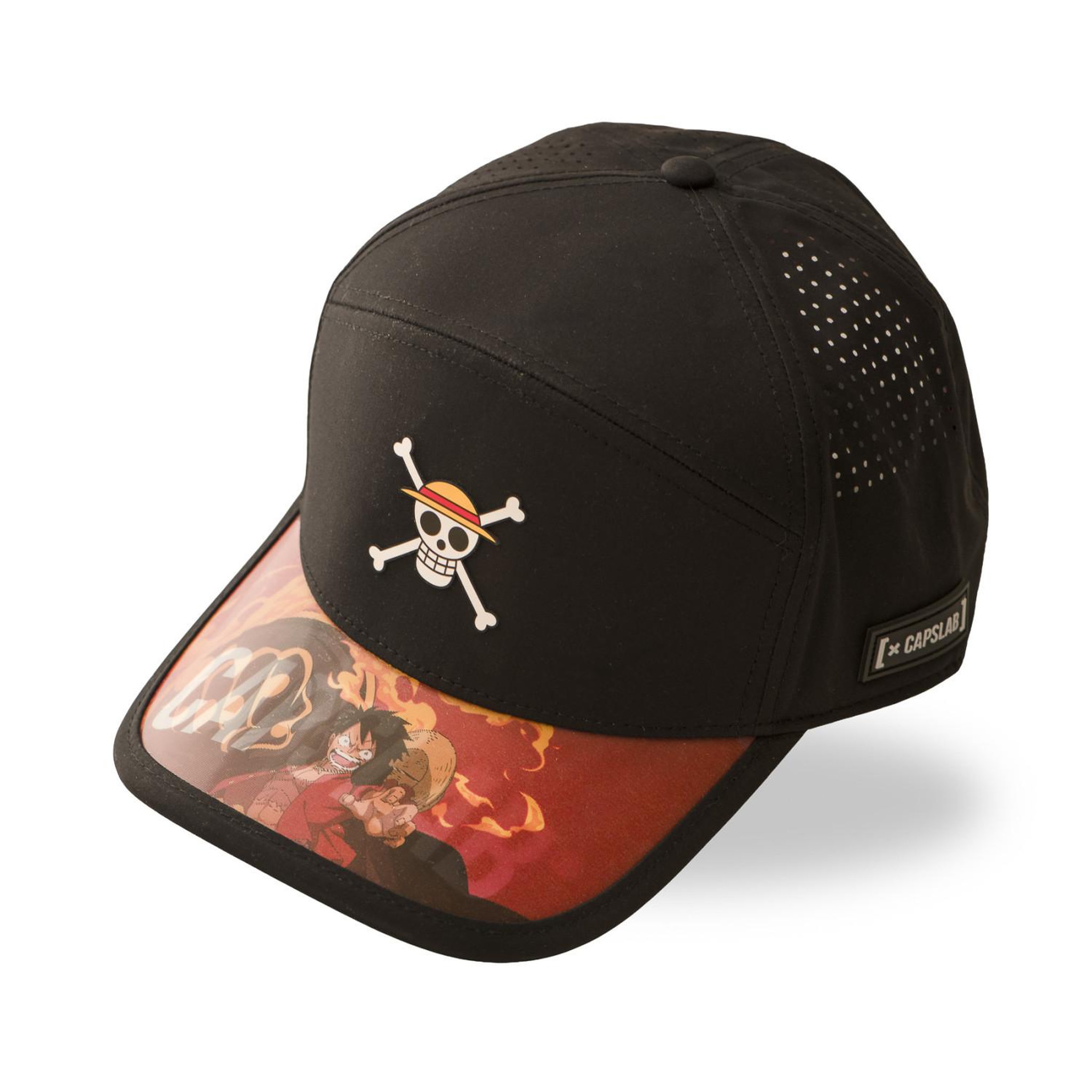 Voir la diapositive 5 : CAPSLAB Casquette 6 Pans visière 3D One Piece Pirates