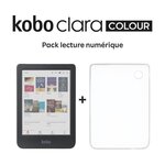 kobo Liseuse eBook Pack Clara Colour + Cover Transparente