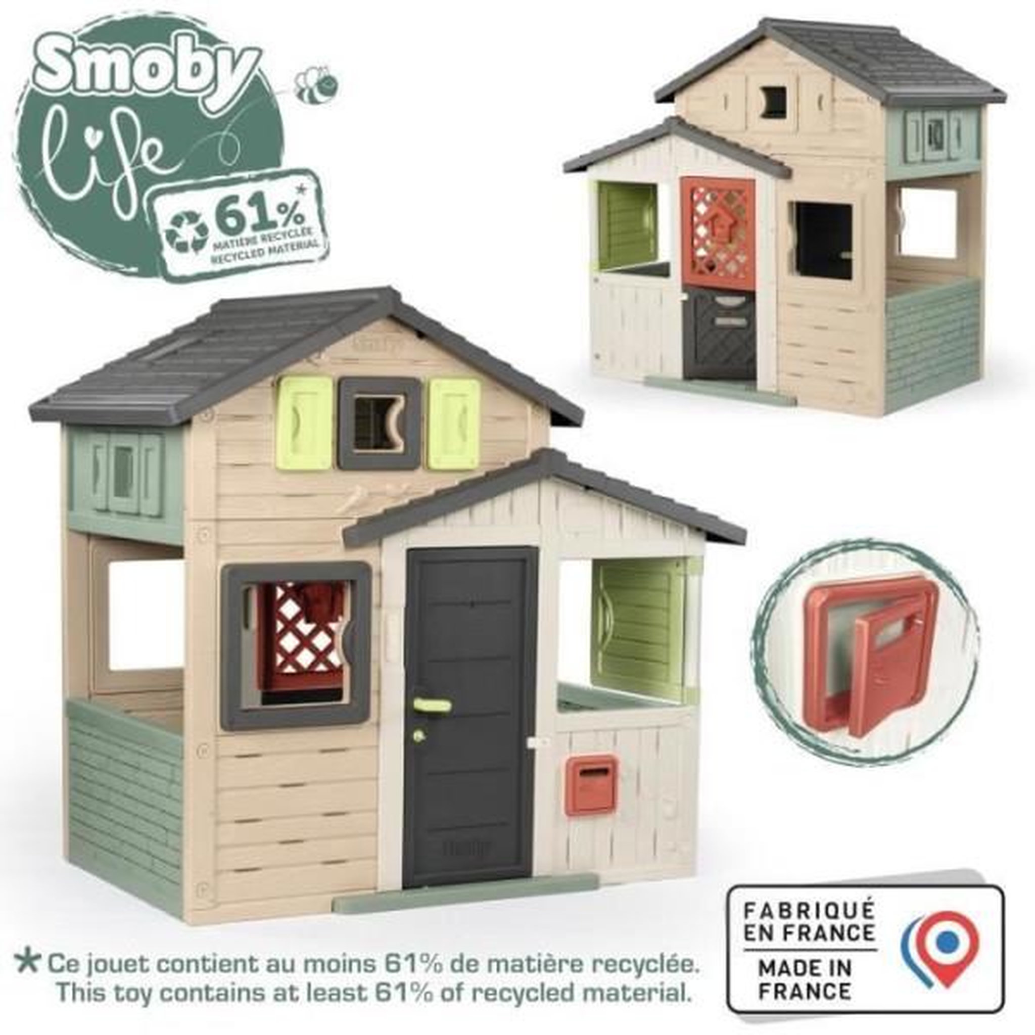 Voir la diapositive 4 : SMOBY Maison de jardin Smoby Life Friends House Evo