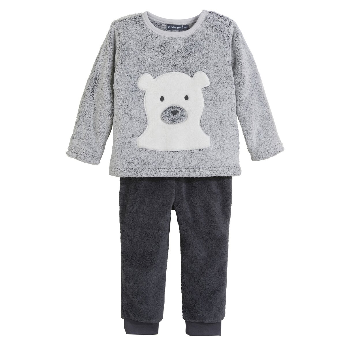 IN EXTENSO Pyjama peluche ours bébé garçon