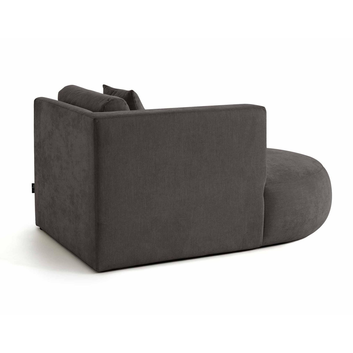 LISA DESIGN Santorini - module d'assise méridienne gauche - en tissu texturé