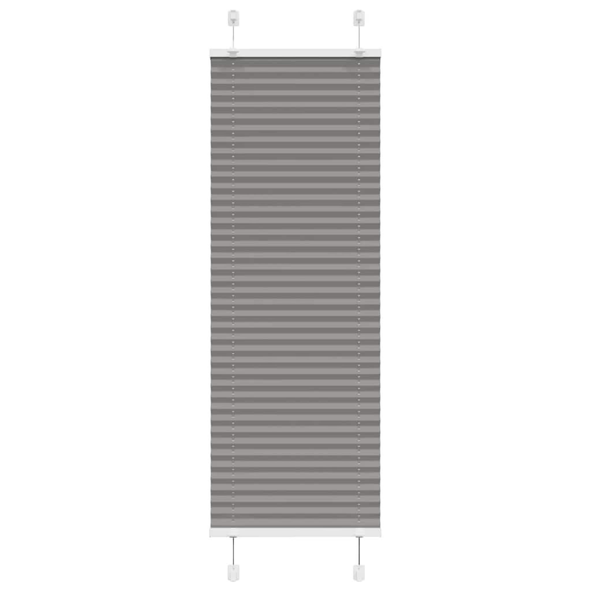 Voir la diapositive 2 : VIDAXL Store plisse anthracite 45x100 cm largeur du tissu 44,4 cm