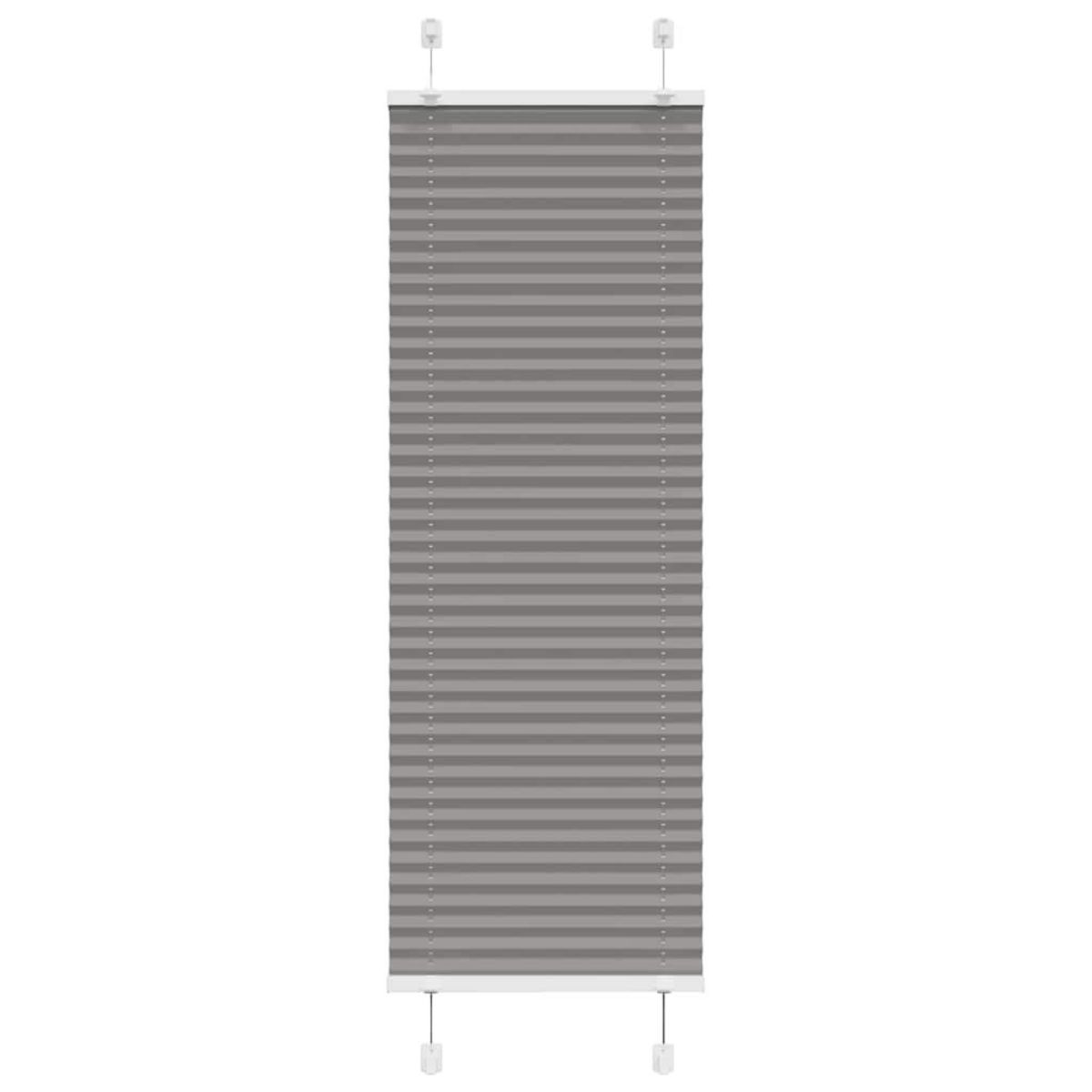 VIDAXL Store plisse anthracite 45x100 cm largeur du tissu 44,4 cm