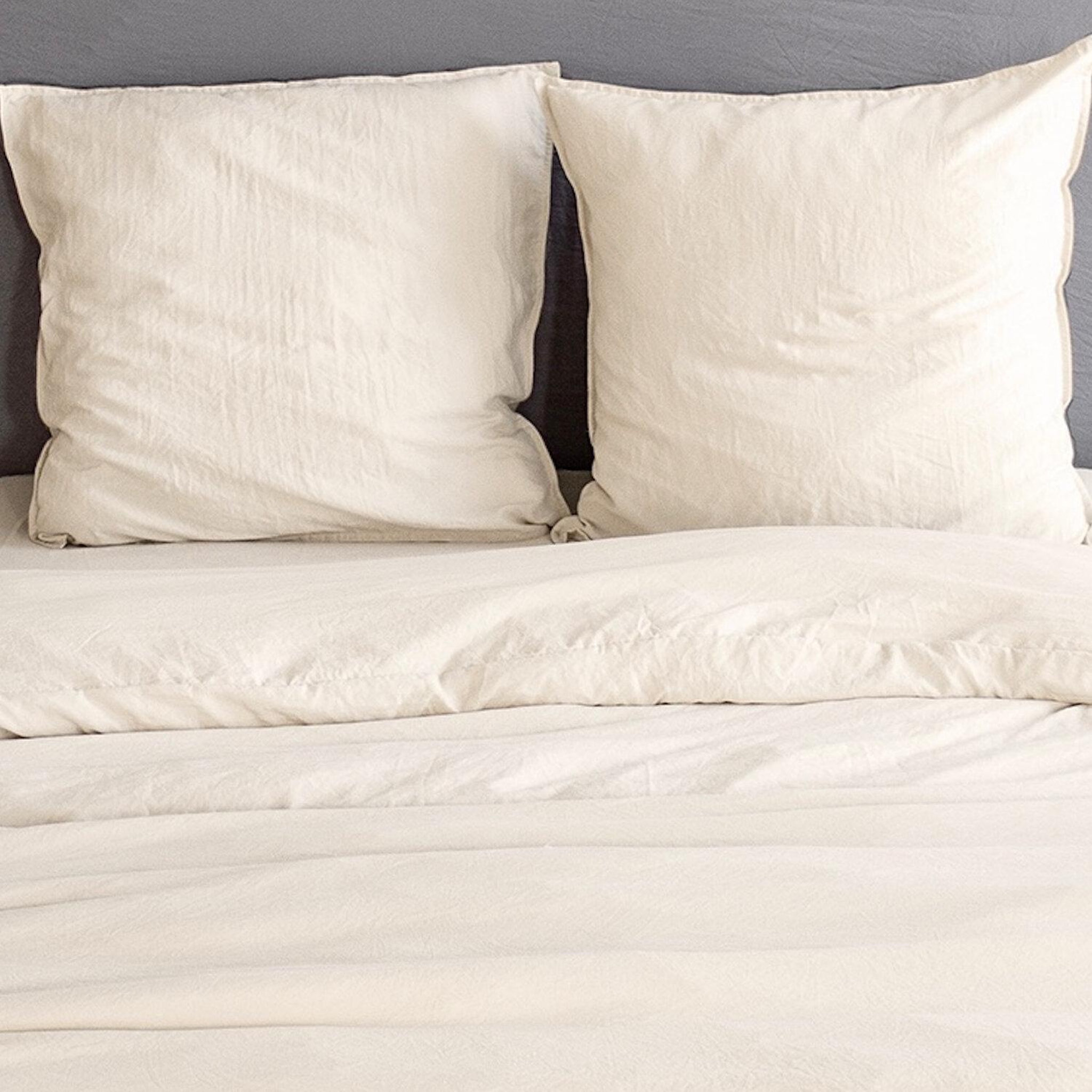 Voir la diapositive 2 : Home collection Parure microfibre lavee