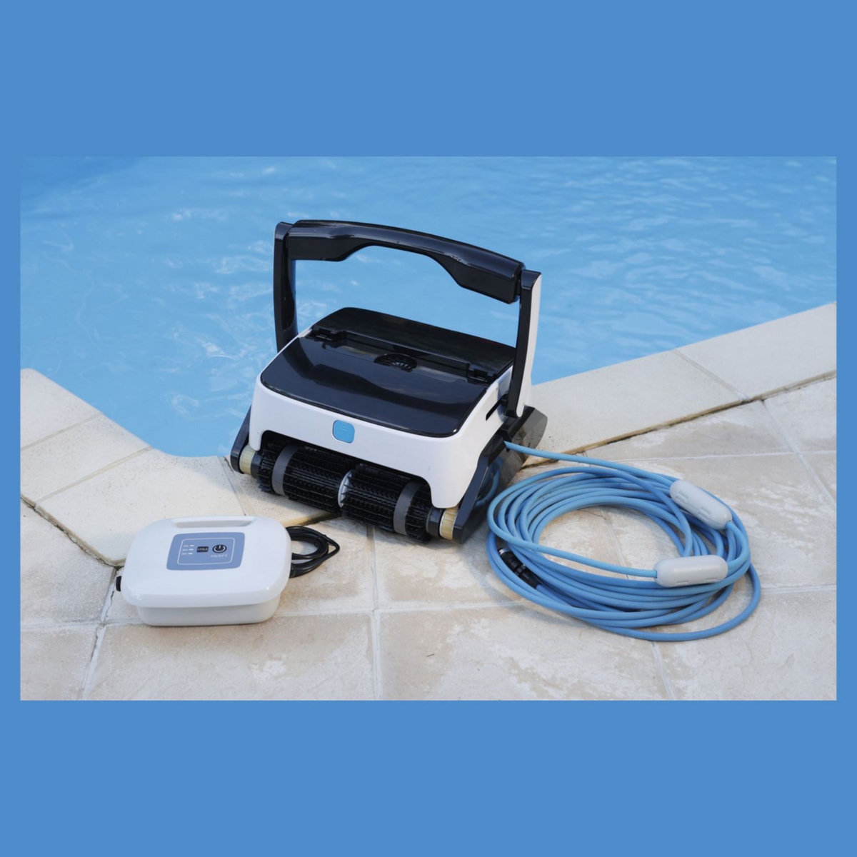 UBBINK Robot aspirateur piscine électrique -  130m² max - ROBOTCLEAN 3 PLUS