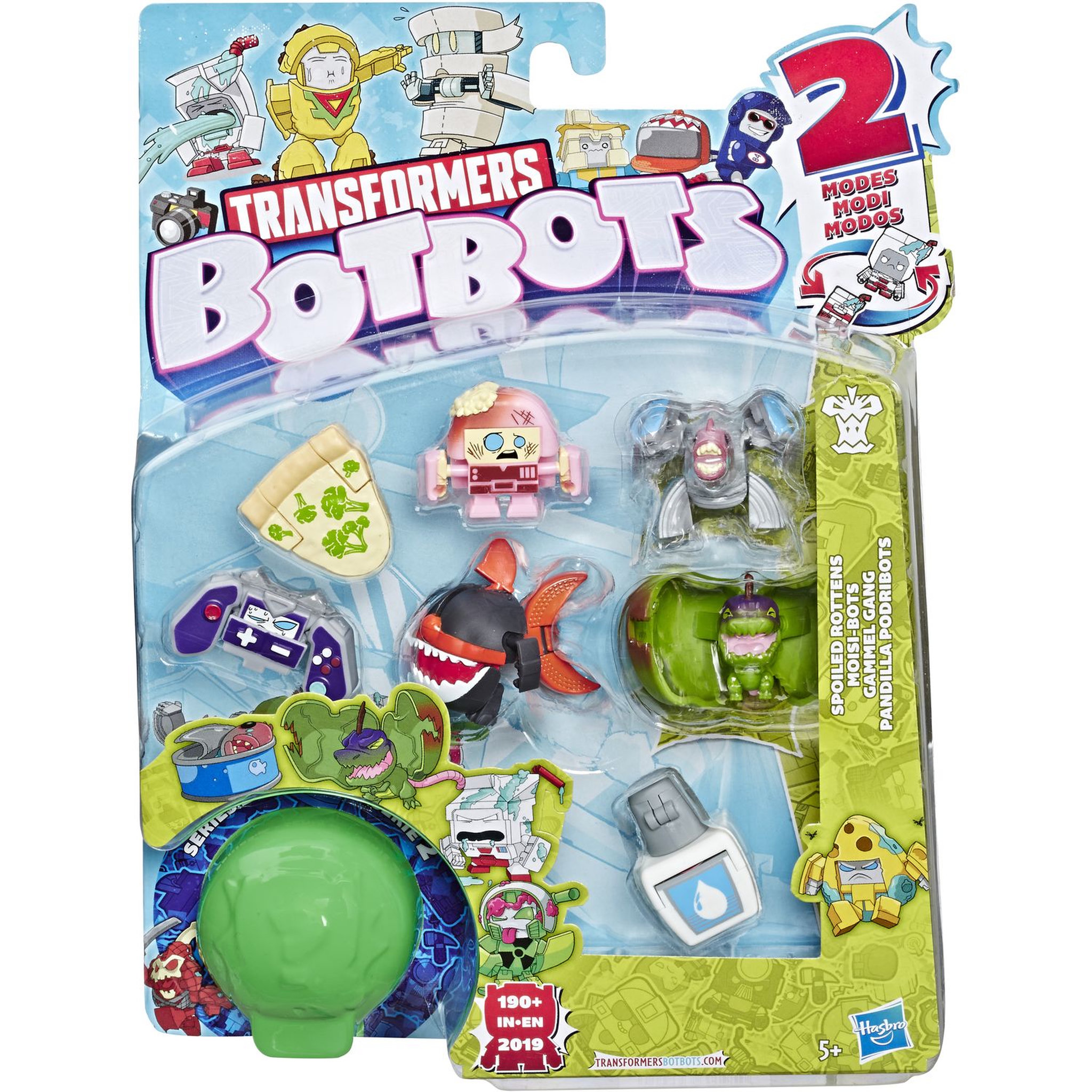 Voir la diapositive 4 : HASBRO Pack 8 figurines Transformers botbots 