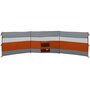 Voir la diapositive 6 : VIDAXL Brise vent de camping gris et orange 508x130 cm imperméable