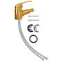 Voir la diapositive 1 : VIDAXL Mitigeur de bidet de salle de bain Dore 13x12 cm
