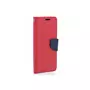 amahousse Housse rouge Galaxy S8 folio grainé languette aimantée