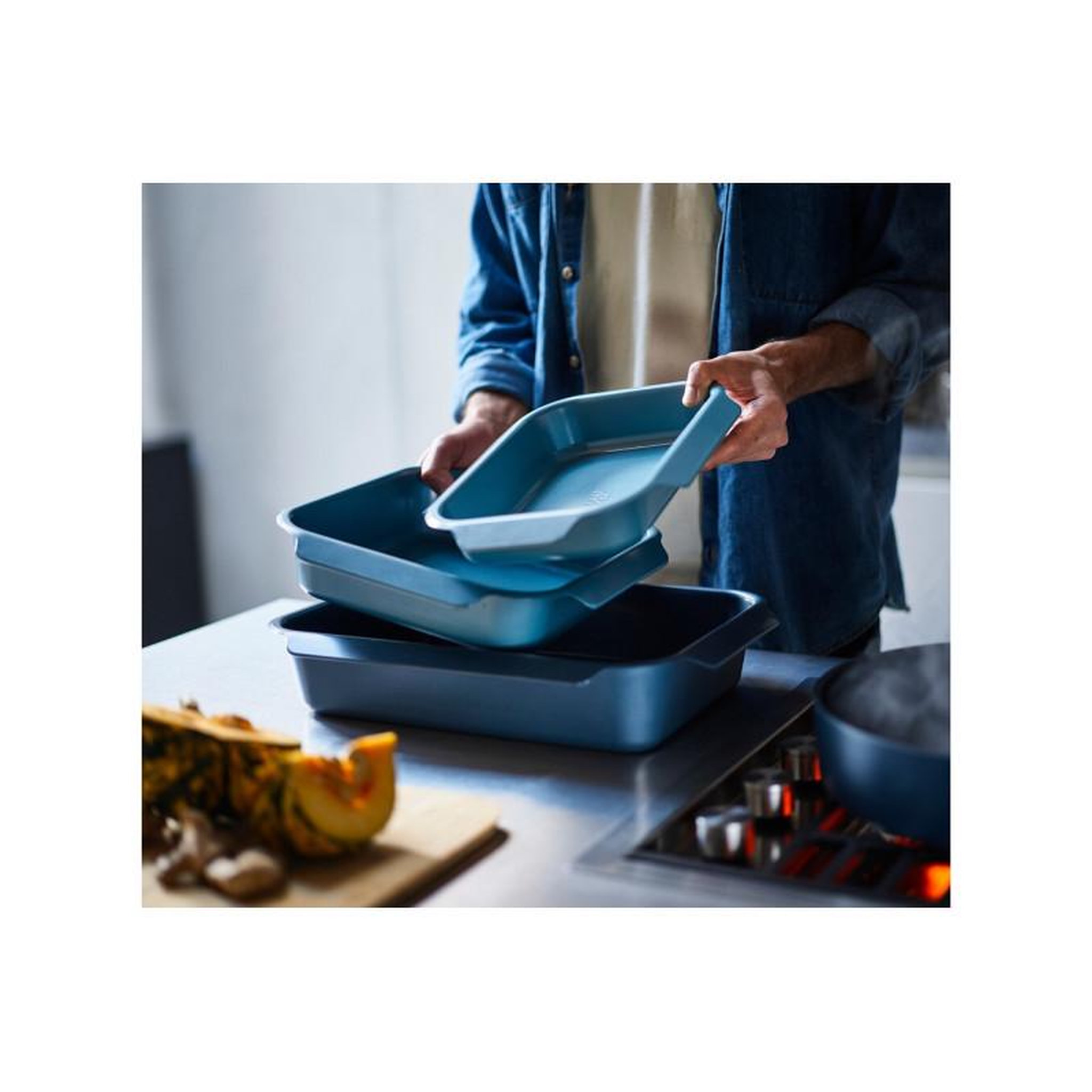 Voir la diapositive 5 : Joseph Joseph Plat moule Joseph Joseph Nest Plat a rotir large 41 cm