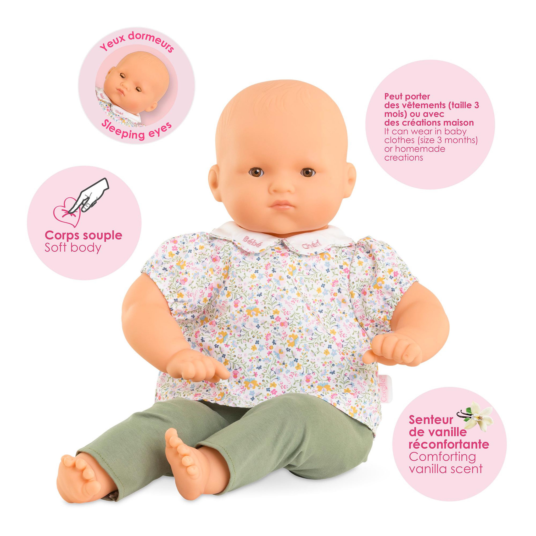 Voir la diapositive 5 : Corolle Mon Grand Poupon Bébé Chéri
