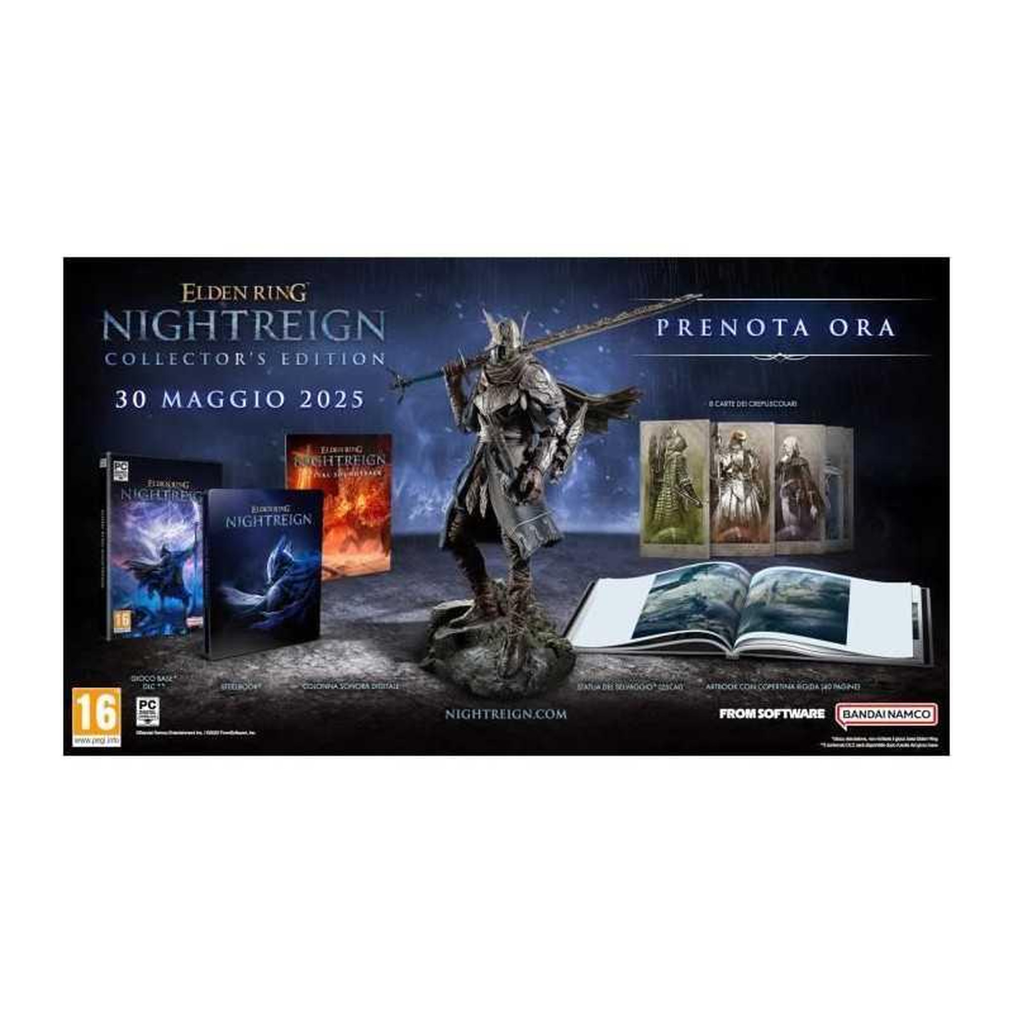 Voir la diapositive 2 : BANDAI NAMCO ENTERTAINMENT Elden Ring Nightreign - Jeu Collector's Edition PC