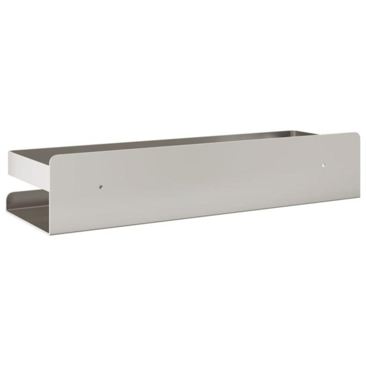VIDAXL Étagère de douche 30x10x6 cm acier inoxydable 304 brossé