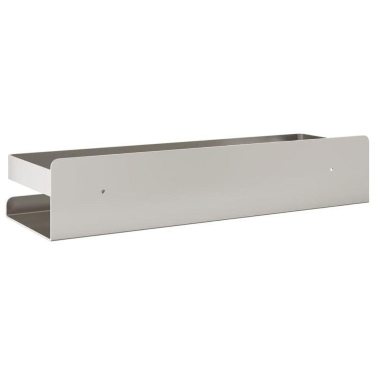 VIDAXL Étagère de douche 30x10x6 cm acier inoxydable 304 brossé