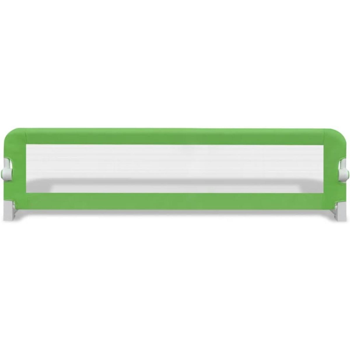VIDAXL Barriere de lit de securite pour tout-petits 2pcs Vert 150x42cm