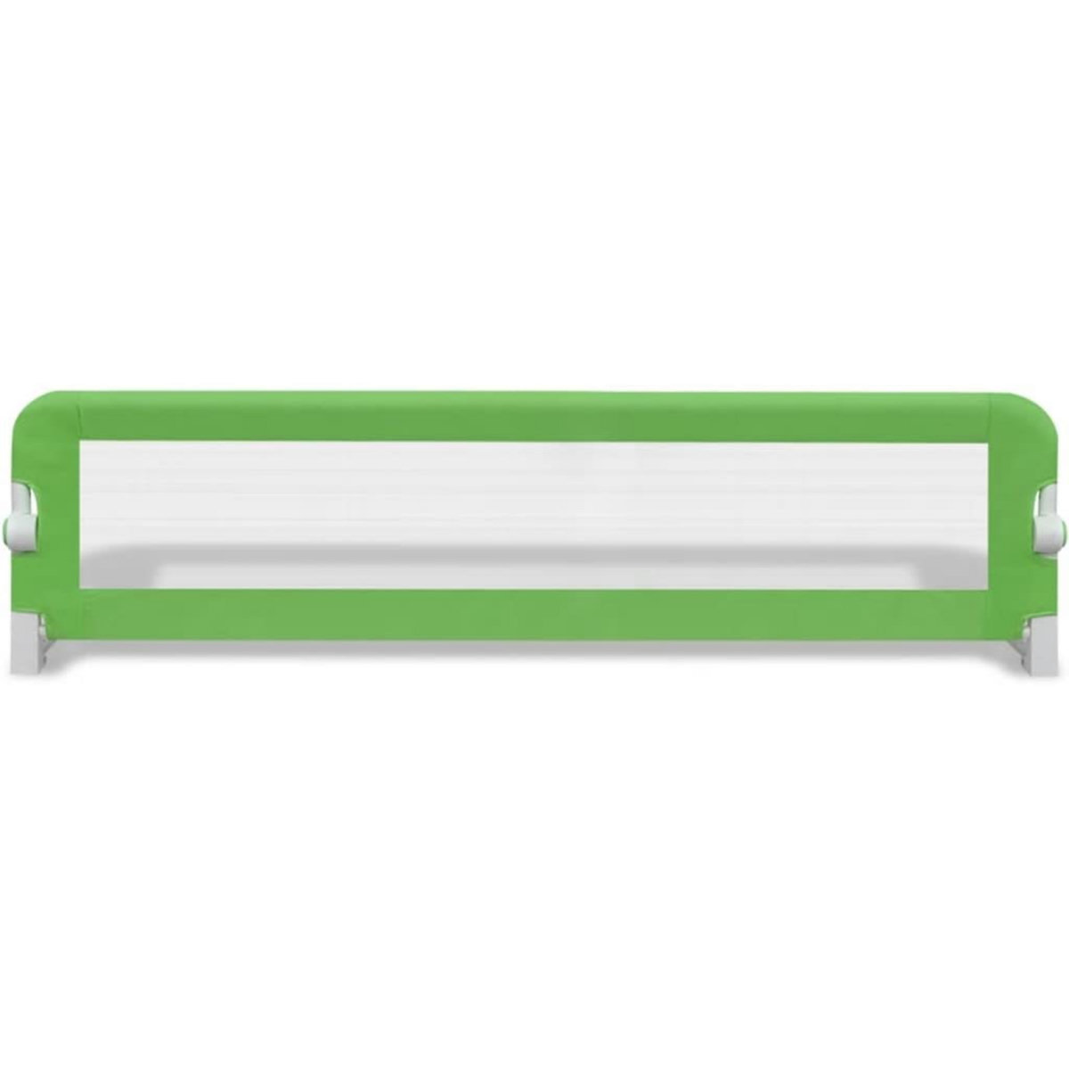 VIDAXL Barriere de lit de securite pour tout-petits 2pcs Vert 150x42cm