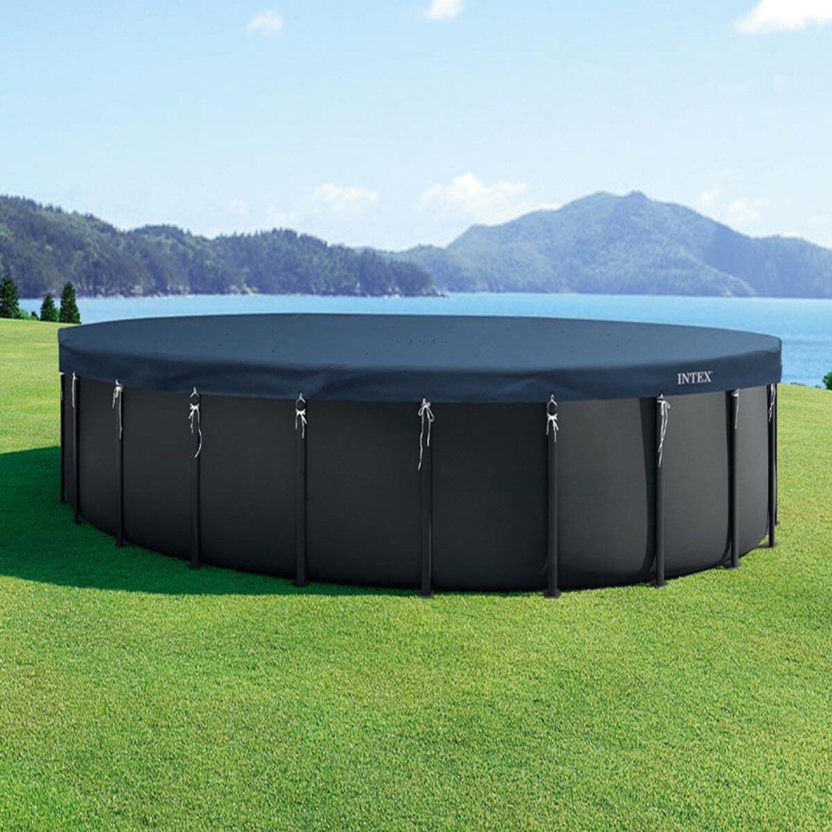 INTEX Bâche hiver pour piscine ronde Ø 7,32 m - Intex