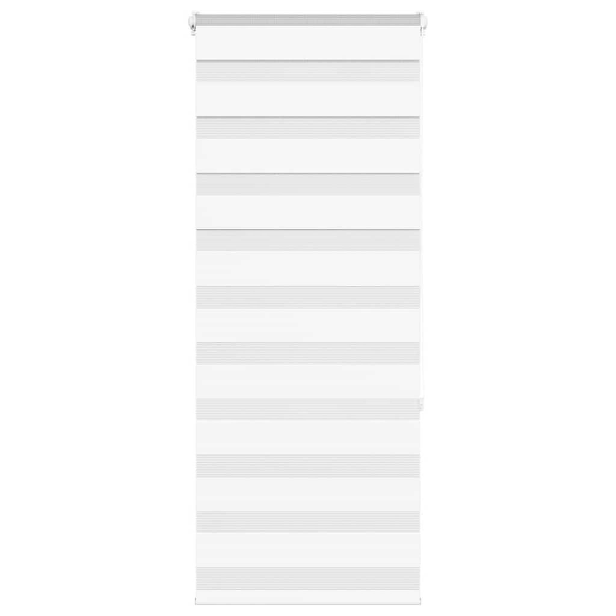 VIDAXL Store zebre blanc 60x150 cm largeur du tissu 55,9 cm polyester