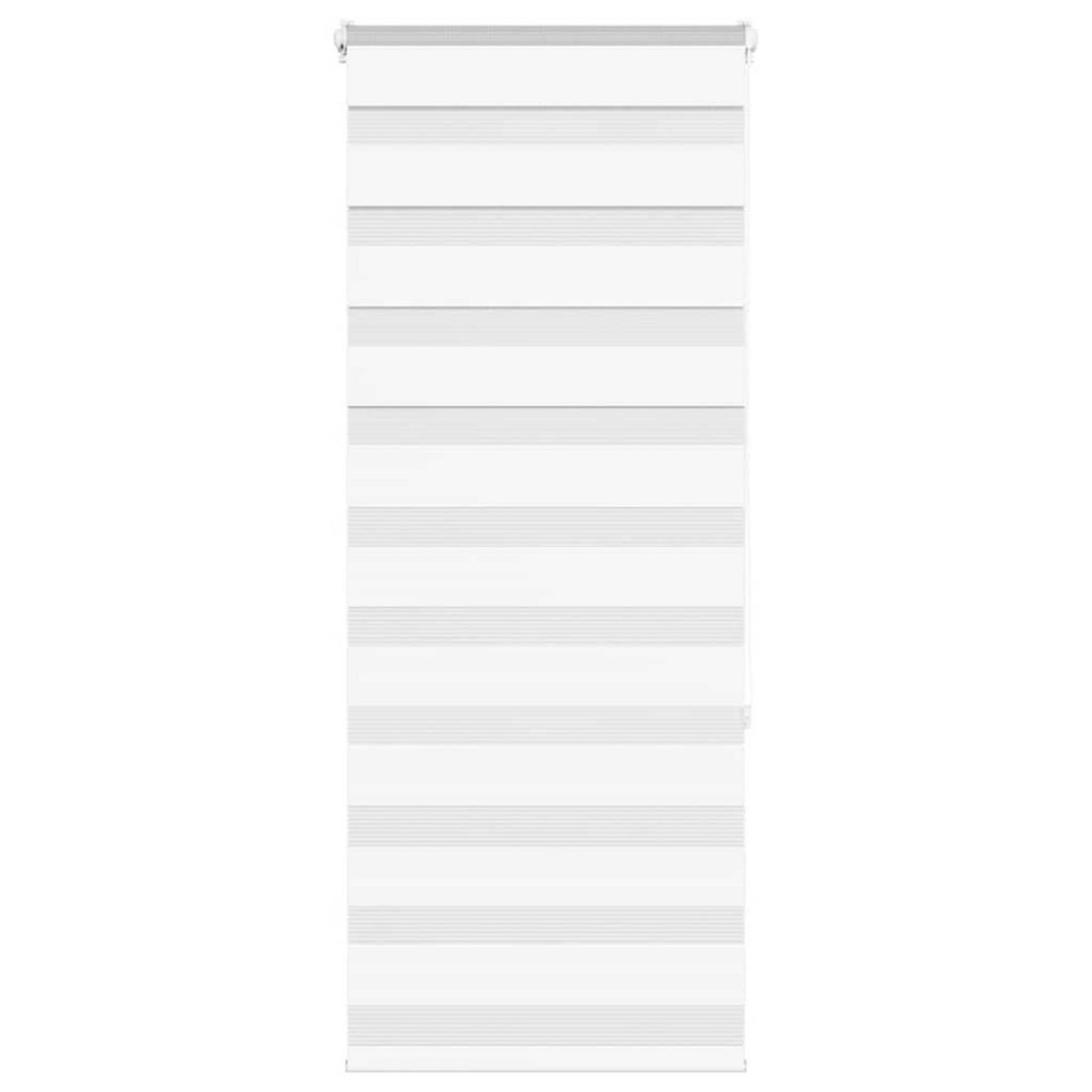 VIDAXL Store zebre blanc 60x150 cm largeur du tissu 55,9 cm polyester