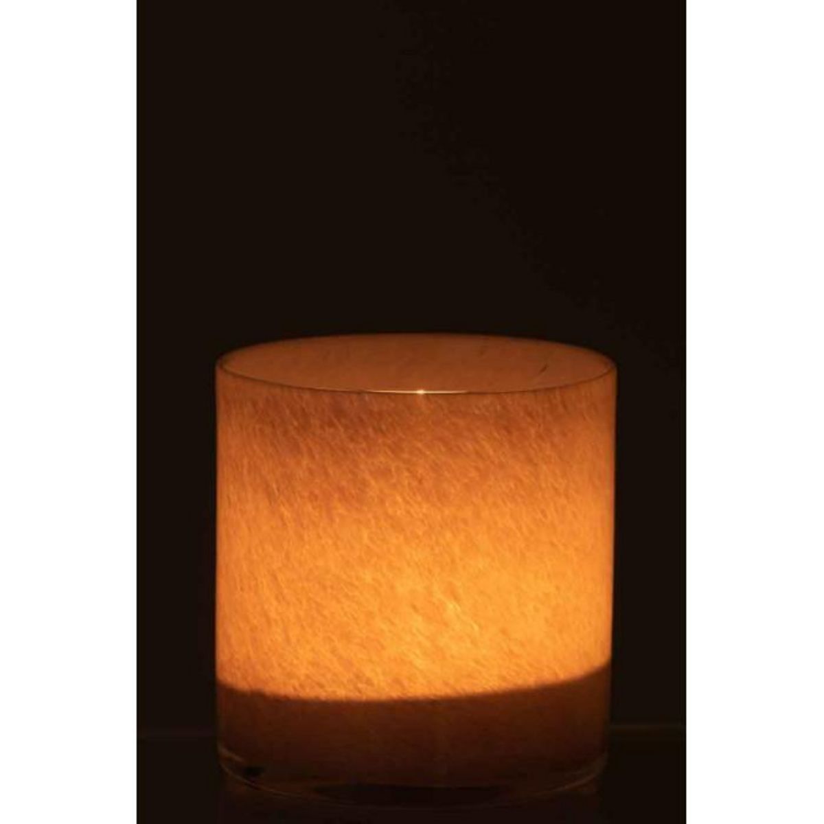 Paris Prix Photophore Design en Verre  Jade  12cm Mauve