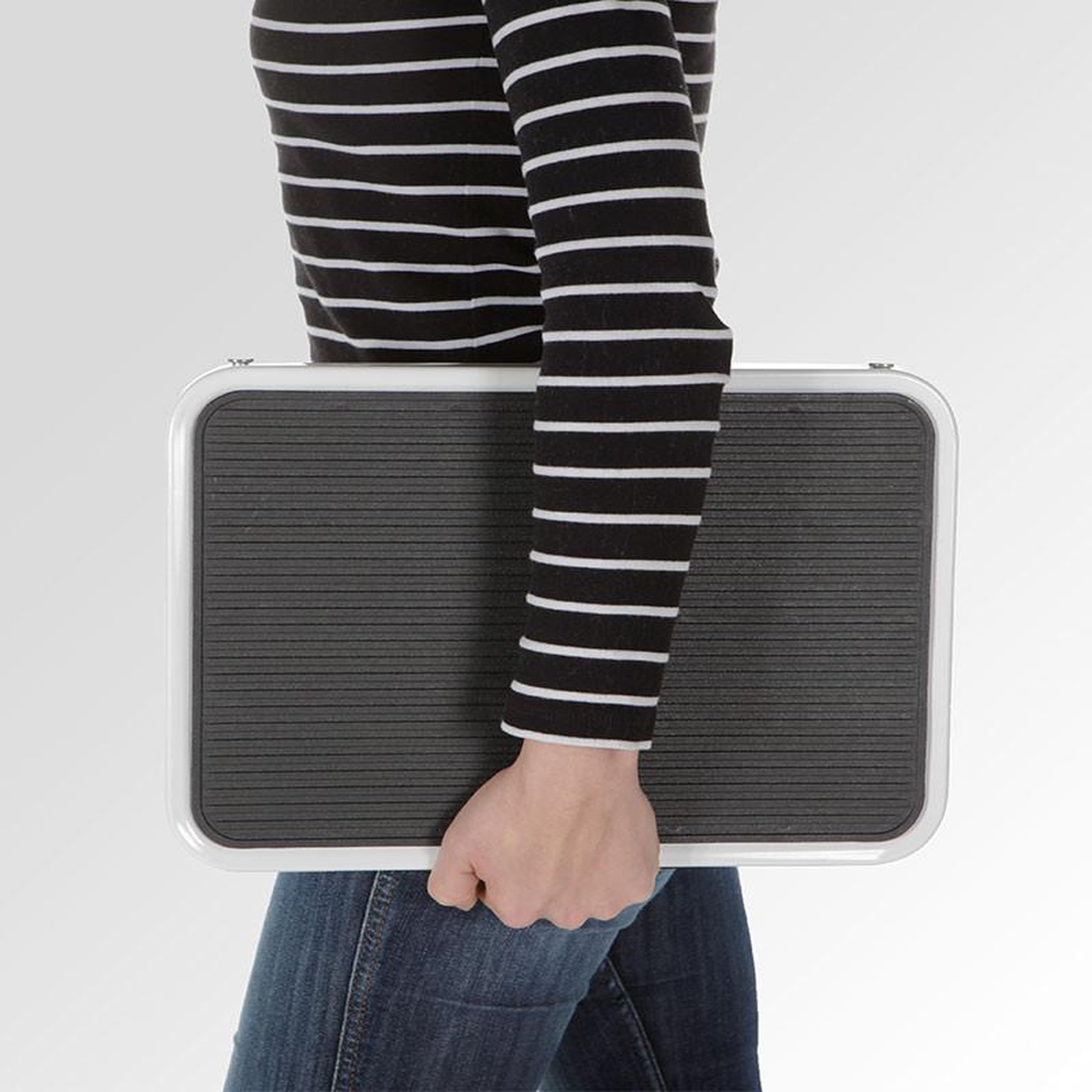 Voir la diapositive 4 : HAILO Marche pied 1 marche pliant en acier pour enfant hailo one step