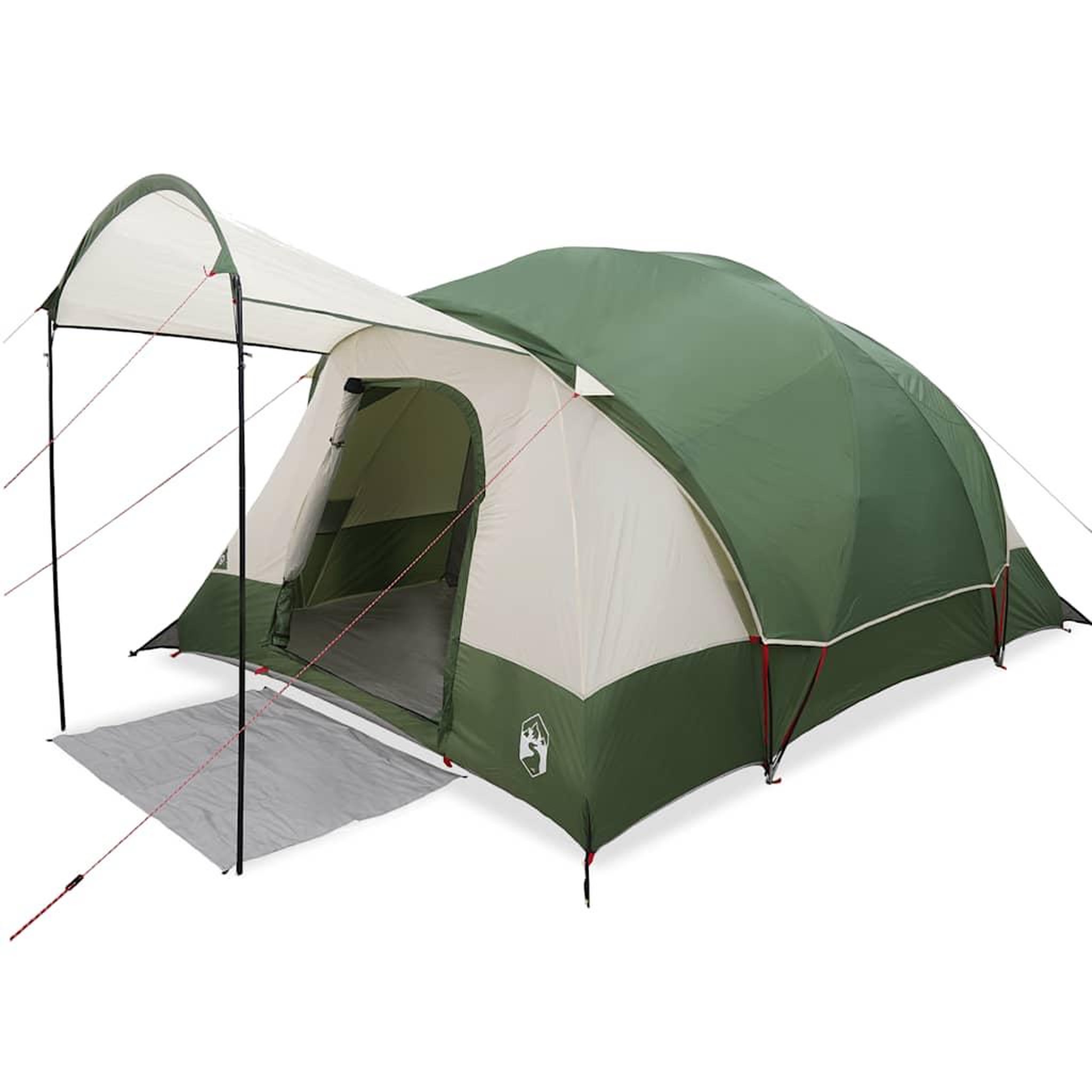 Voir la diapositive 2 : VIDAXL Tente familiale tunnel 8 personnes vert impermeable