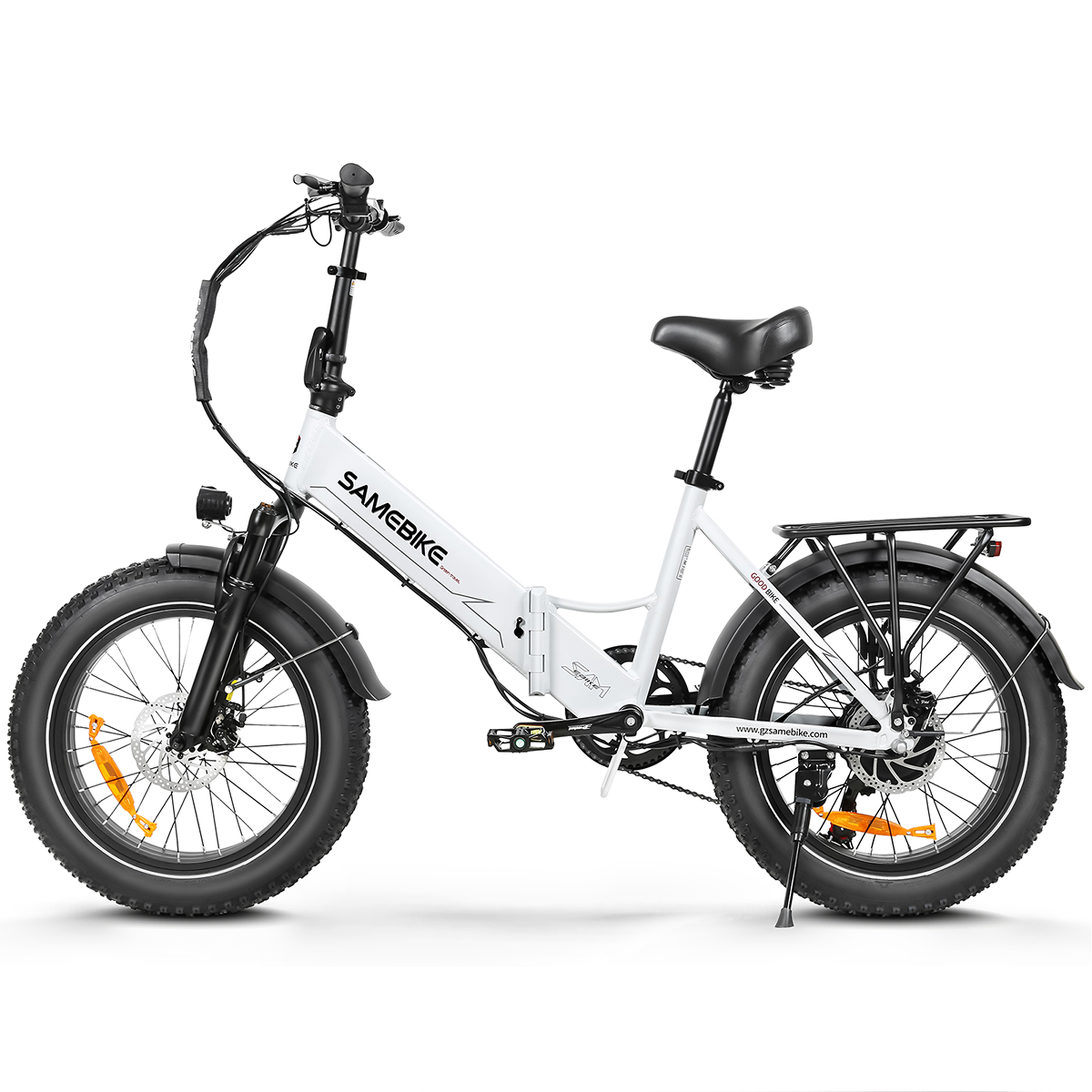 Voir la diapositive 2 : SAMEBIKE Vélo électrique pliant SAMEBIKE LOTDM200-II