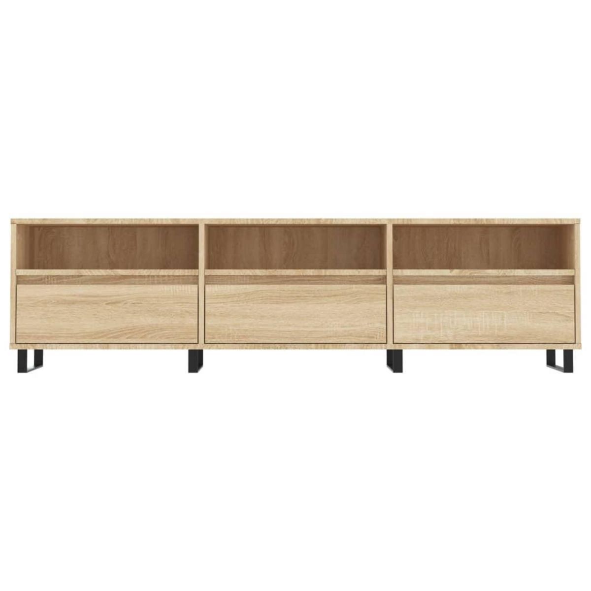 VIDAXL Meuble TV chene sonoma 150x30x44,5 cm bois d'ingenierie